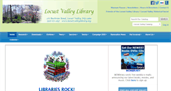 Desktop Screenshot of locustvalleylibrary.org